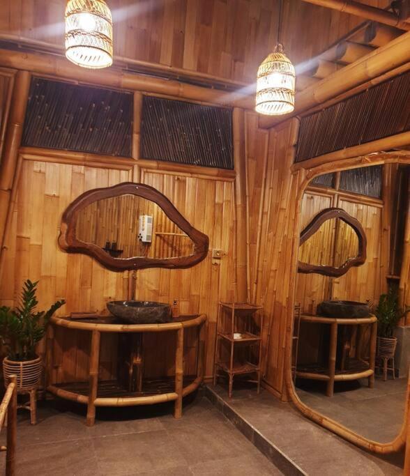 Eco Bamboo Island Bali - Bamboo House #4 Villa Selat Ngoại thất bức ảnh