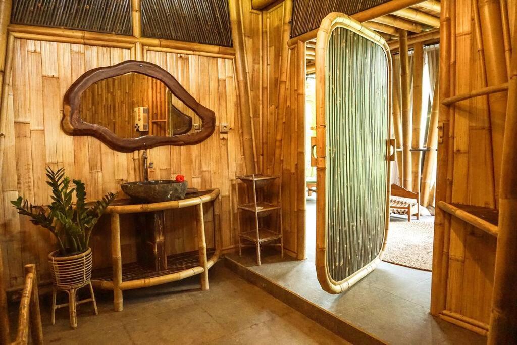 Eco Bamboo Island Bali - Bamboo House #4 Villa Selat Ngoại thất bức ảnh