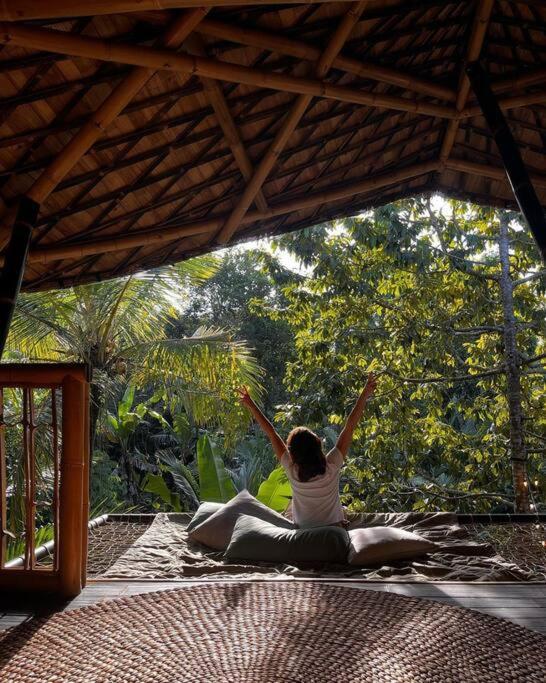 Eco Bamboo Island Bali - Bamboo House #4 Villa Selat Ngoại thất bức ảnh
